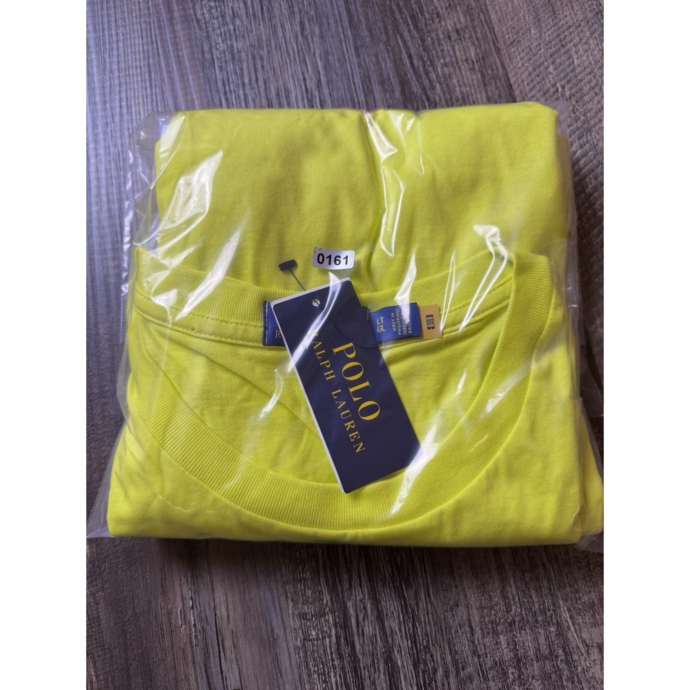 Polo Ralph Lauren Shirt Mens LT Yellow RL 67 Expedition Trail RIver Raft Climb - Picture 8 of 8